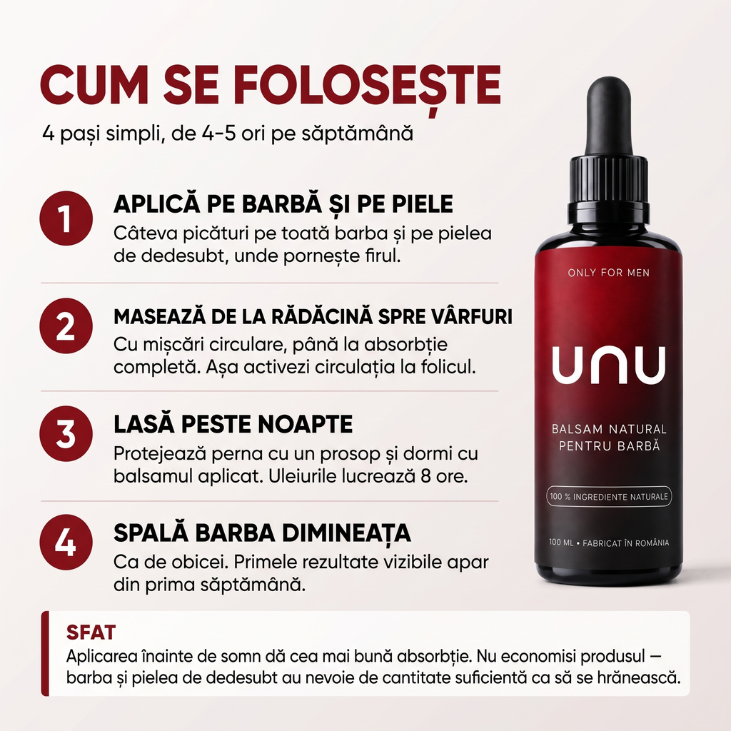 Balsam Natural pentru Barbă
