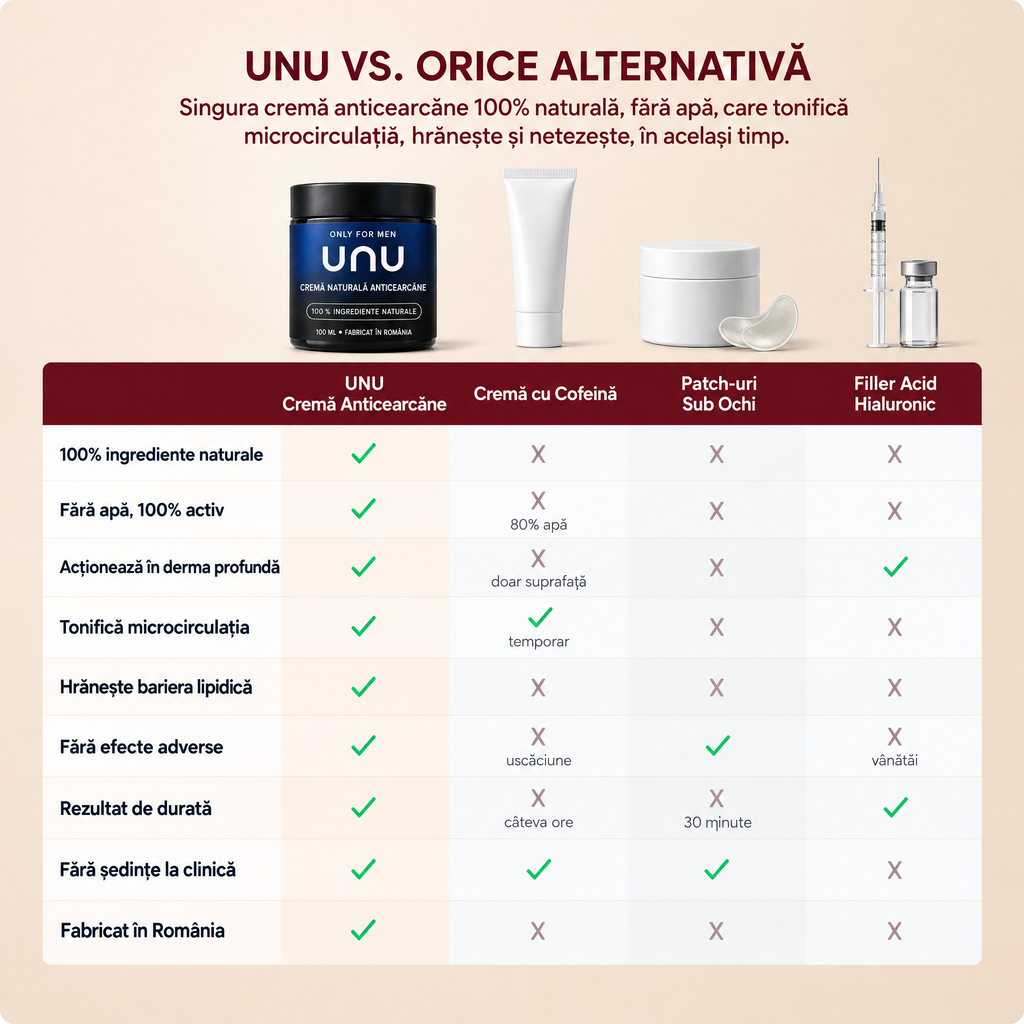 Cremă Naturală Anticearcăne