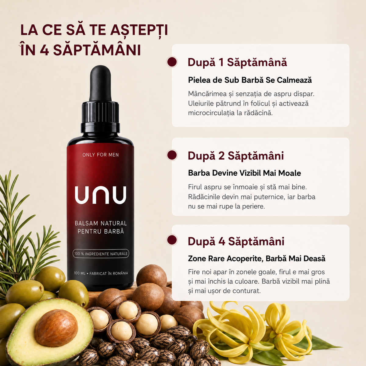 Balsam Natural pentru Barbă