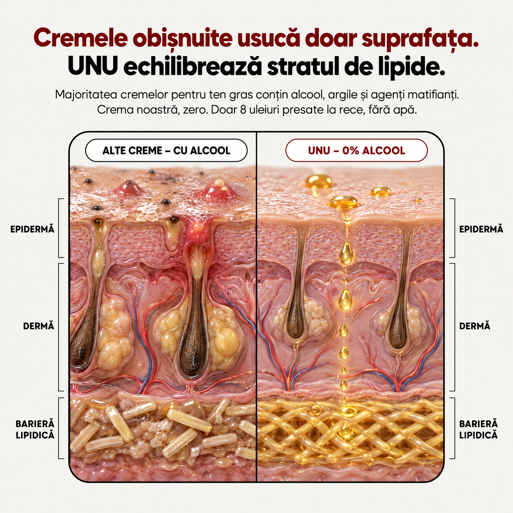 Cremă Naturală Ten Gras & Acneic