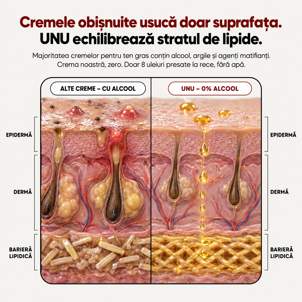 Cremă Naturală Ten Gras & Acneic